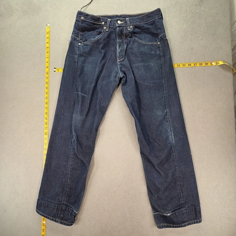 VTG Levis‎ Engineered Jeans Mens Blue Dark Wash Relaxed Twisted Fits 31x28